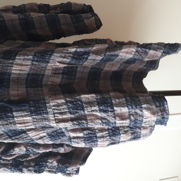 Mystree plaid peplum top - Picture 6 of 7